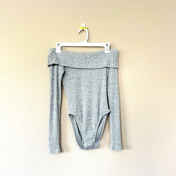 Out From Under Cozy Off Shoulder Sweater Bodysuit - Picture 5 of 9